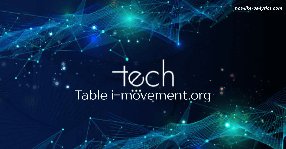 CCtechtable i-movement.org: Building Digital Skills for a Better Tomorrow 2025