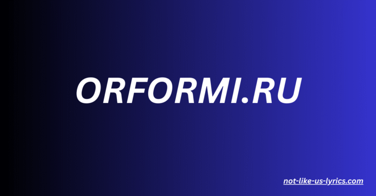 Orformi.ru – Streamline Your Business with Next-Gen Digital Tools